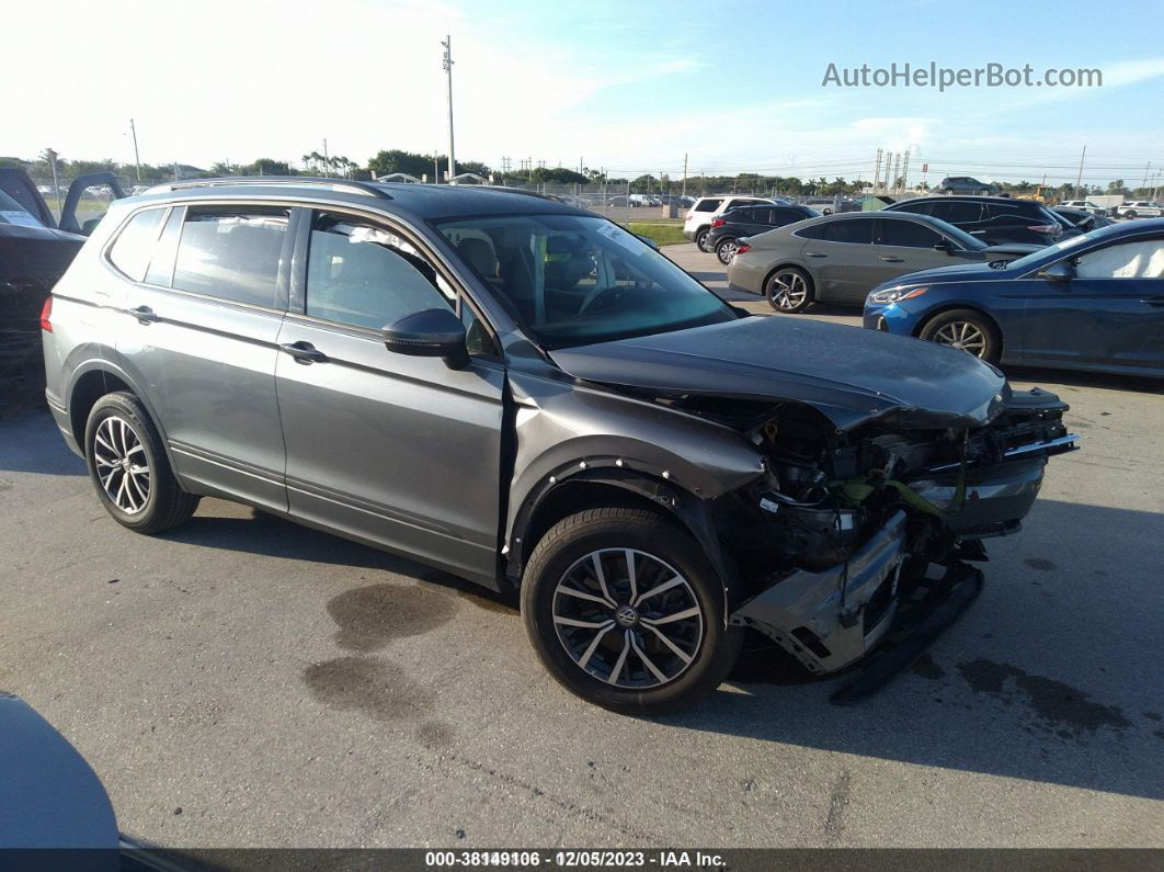 2021 Volkswagen Tiguan S Gray vin: 3VV1B7AXXMM136935