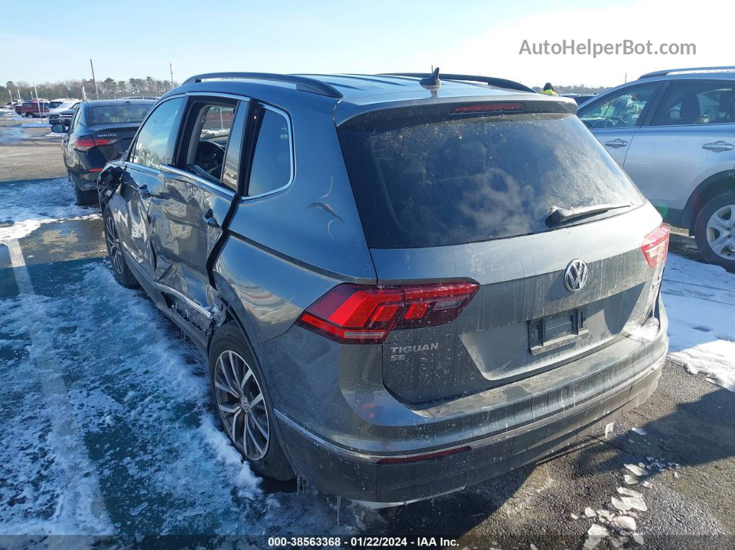 2018 Volkswagen Tiguan 2.0t Se/2.0t Sel Gray vin: 3VV2B7AX0JM019395