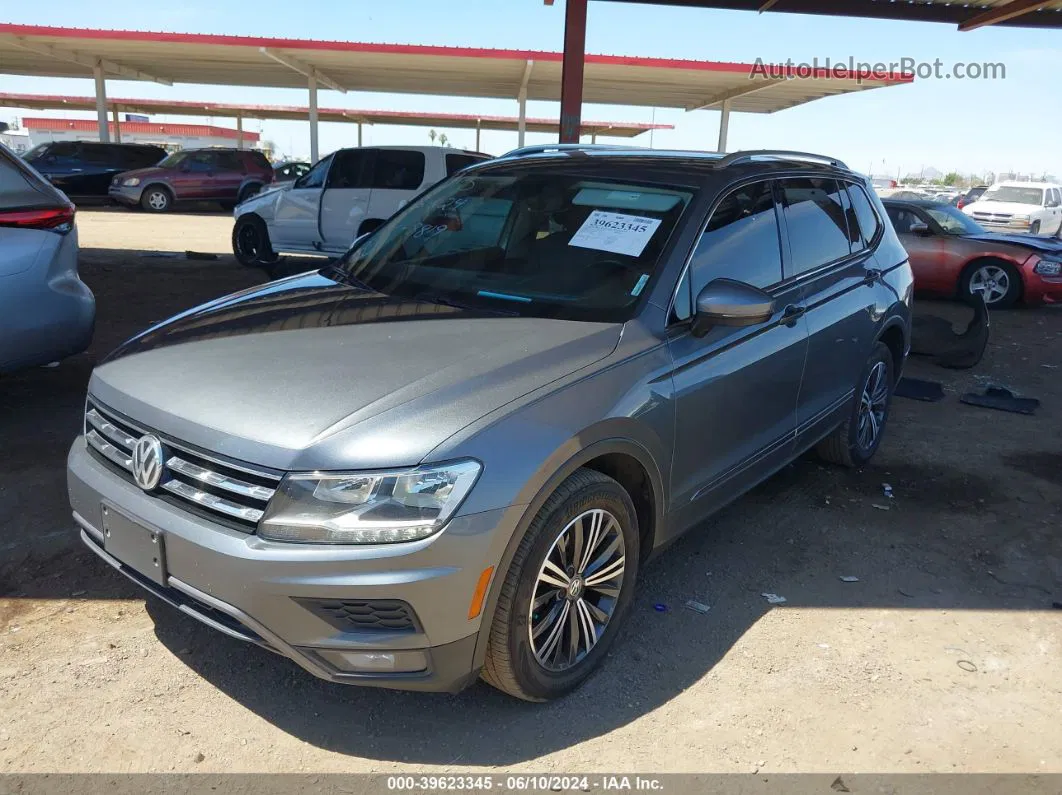 2018 Volkswagen Tiguan 2.0t Se/2.0t Sel Gray vin: 3VV2B7AX0JM038819