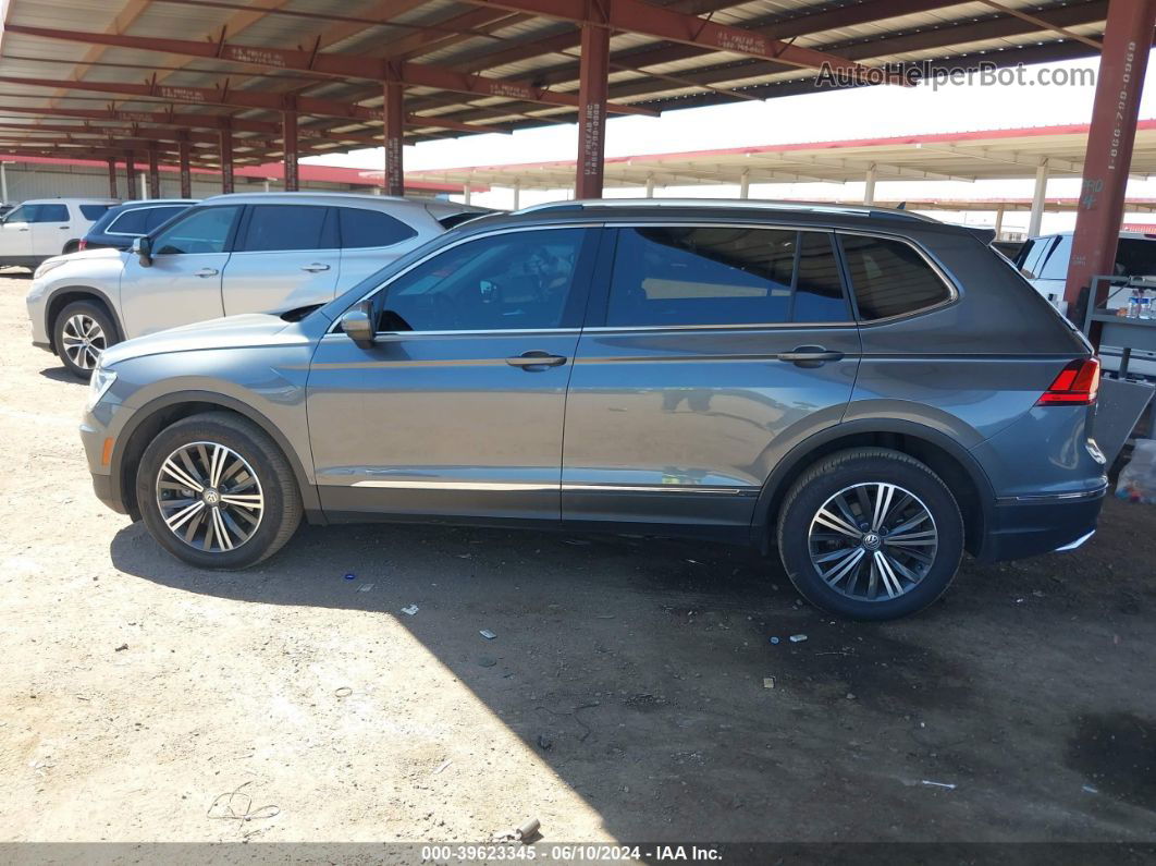 2018 Volkswagen Tiguan 2.0t Se/2.0t Sel Gray vin: 3VV2B7AX0JM038819