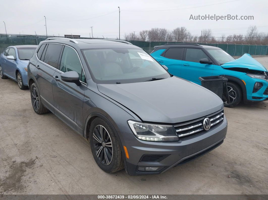 2018 Volkswagen Tiguan 2.0t Se/2.0t Sel Gray vin: 3VV2B7AX0JM044765