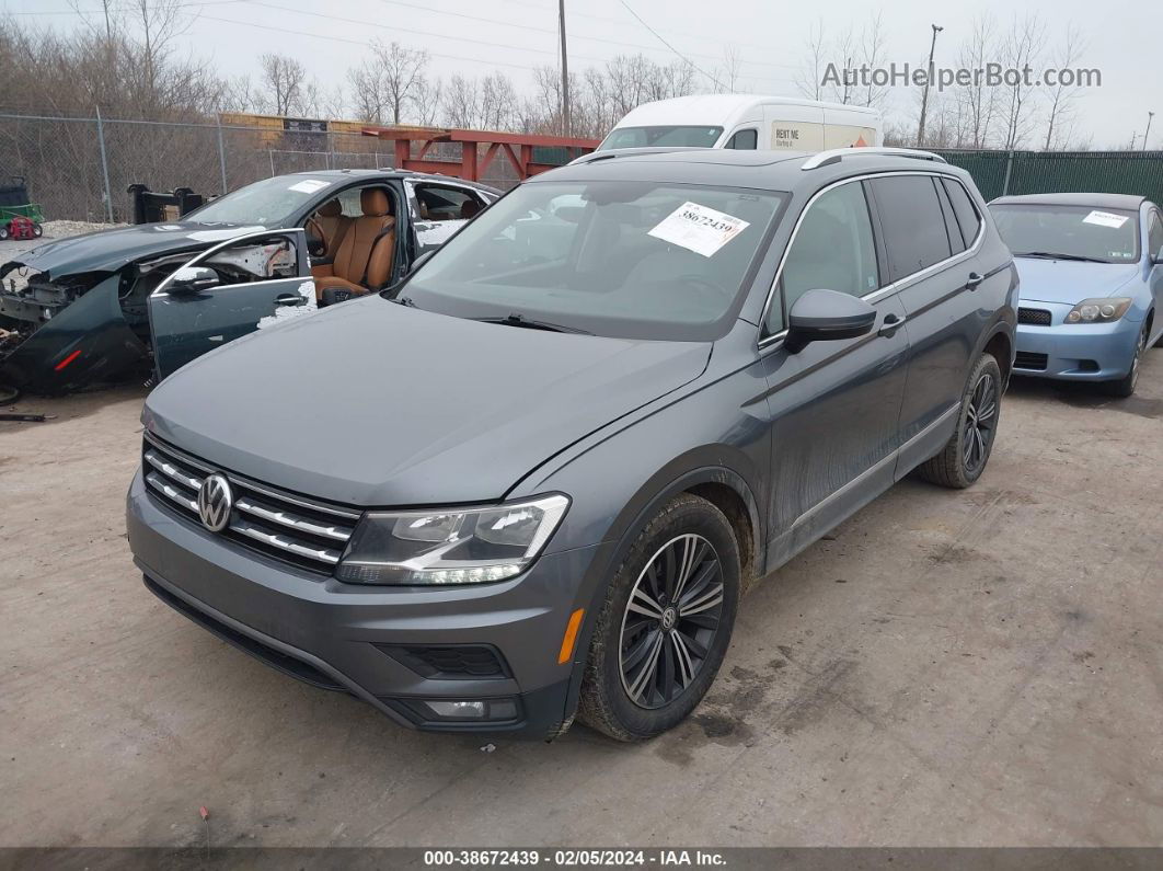 2018 Volkswagen Tiguan 2.0t Se/2.0t Sel Gray vin: 3VV2B7AX0JM044765