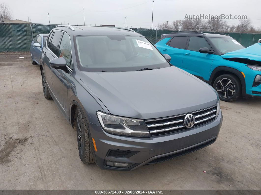 2018 Volkswagen Tiguan 2.0t Se/2.0t Sel Gray vin: 3VV2B7AX0JM044765