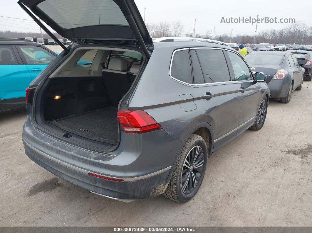 2018 Volkswagen Tiguan 2.0t Se/2.0t Sel Gray vin: 3VV2B7AX0JM044765