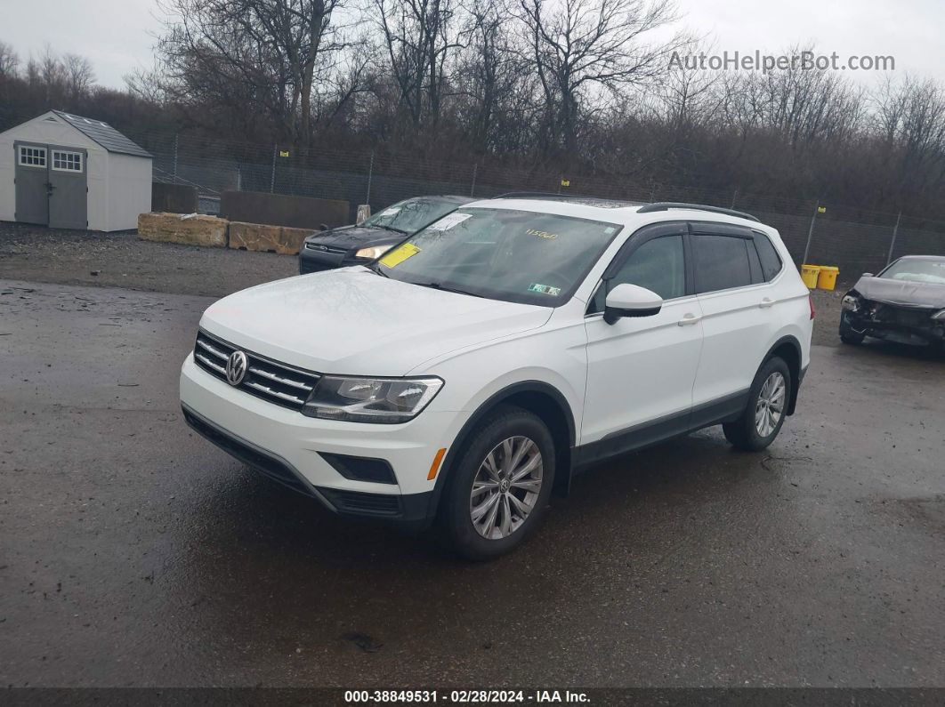 2018 Volkswagen Tiguan 2.0t Se/2.0t Sel White vin: 3VV2B7AX0JM115060