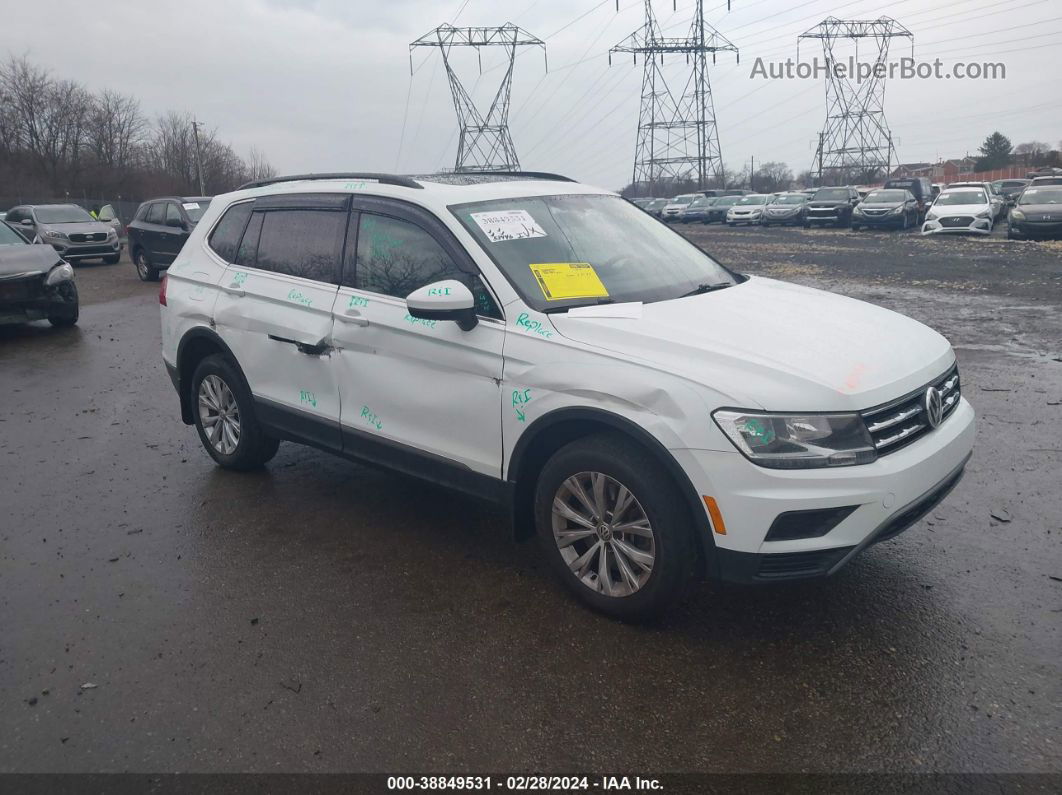 2018 Volkswagen Tiguan 2.0t Se/2.0t Sel White vin: 3VV2B7AX0JM115060