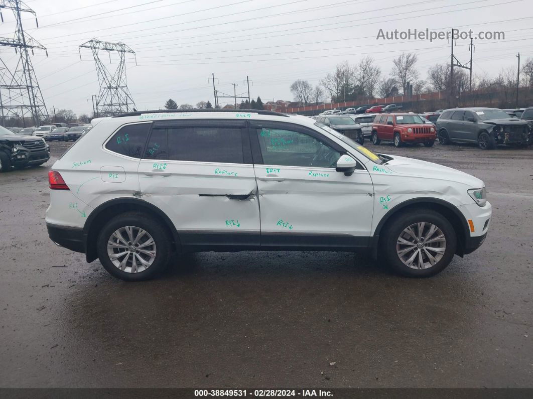 2018 Volkswagen Tiguan 2.0t Se/2.0t Sel White vin: 3VV2B7AX0JM115060