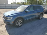 2018 Volkswagen Tiguan Se Blue vin: 3VV2B7AX0JM151198