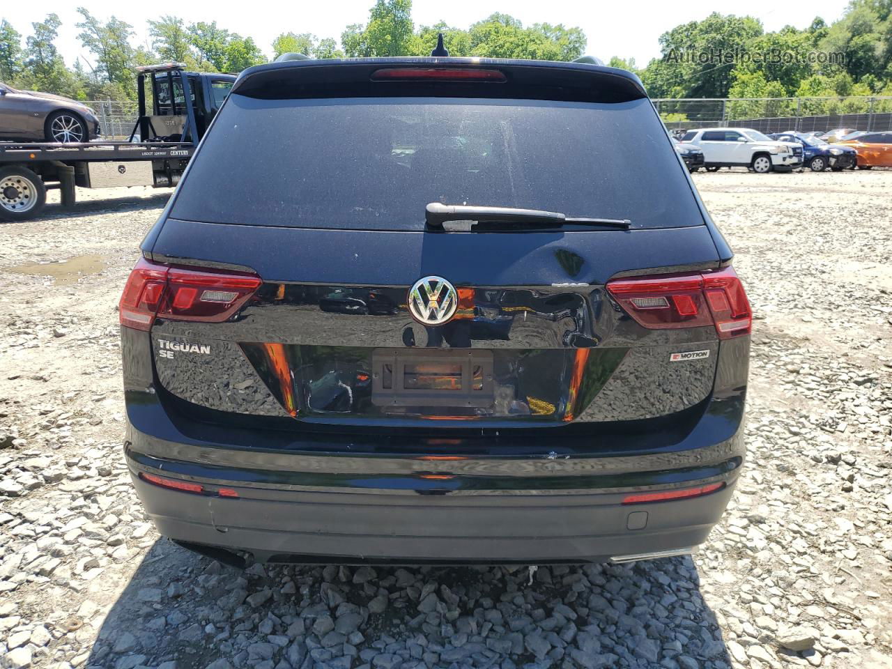 2019 Volkswagen Tiguan Se Black vin: 3VV2B7AX0KM035727