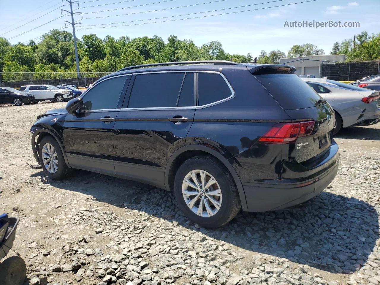 2019 Volkswagen Tiguan Se Black vin: 3VV2B7AX0KM035727