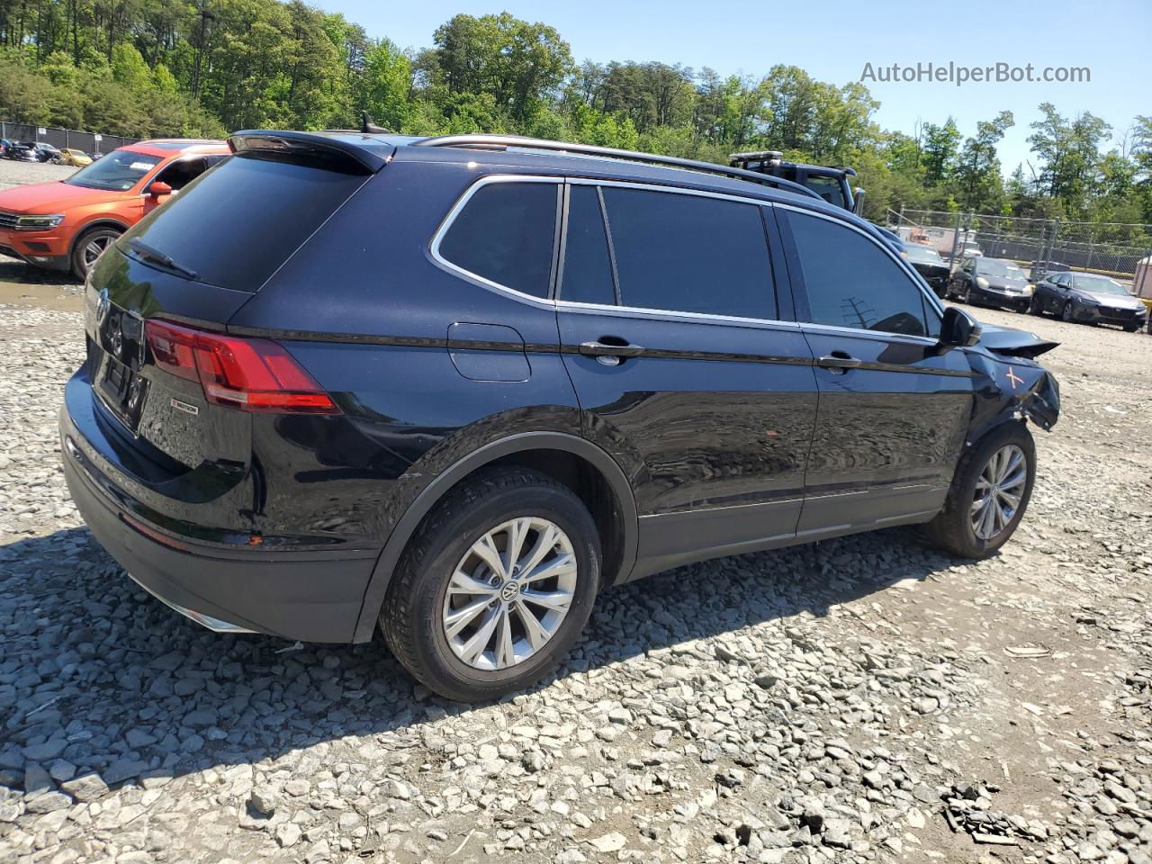 2019 Volkswagen Tiguan Se Black vin: 3VV2B7AX0KM035727