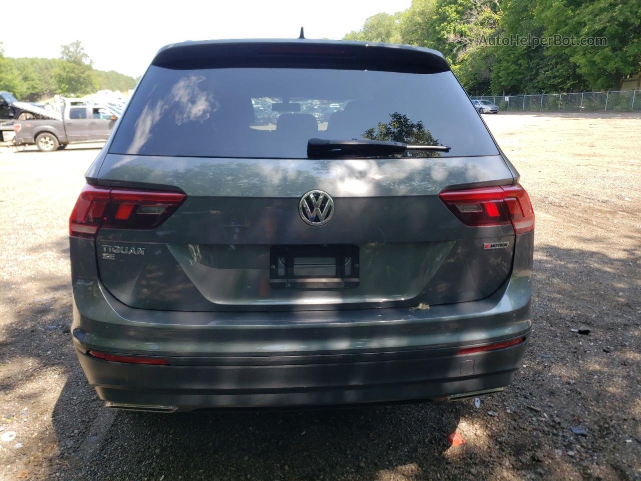 2019 Volkswagen Tiguan Se Gray vin: 3VV2B7AX0KM057632
