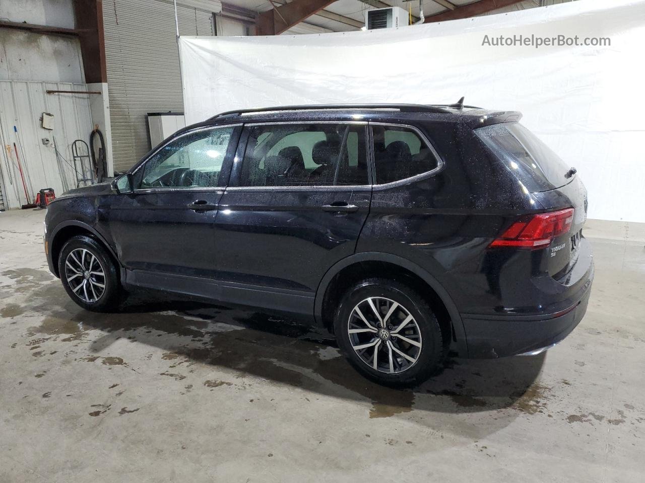 2019 Volkswagen Tiguan Se Black vin: 3VV2B7AX0KM165555