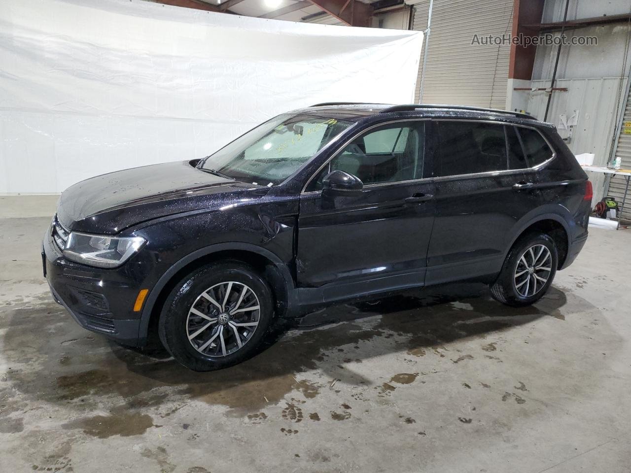 2019 Volkswagen Tiguan Se Black vin: 3VV2B7AX0KM165555