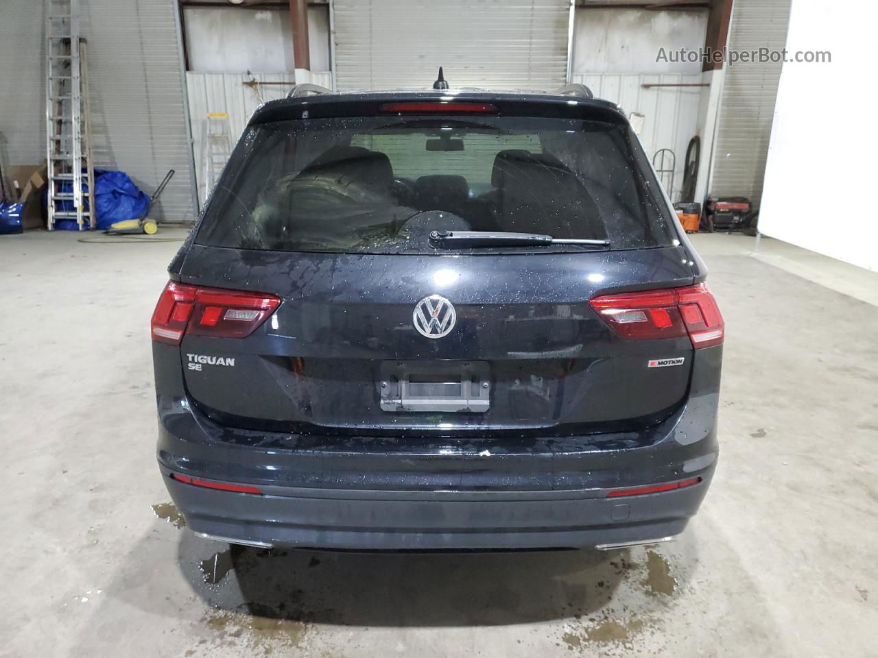 2019 Volkswagen Tiguan Se Черный vin: 3VV2B7AX0KM165555