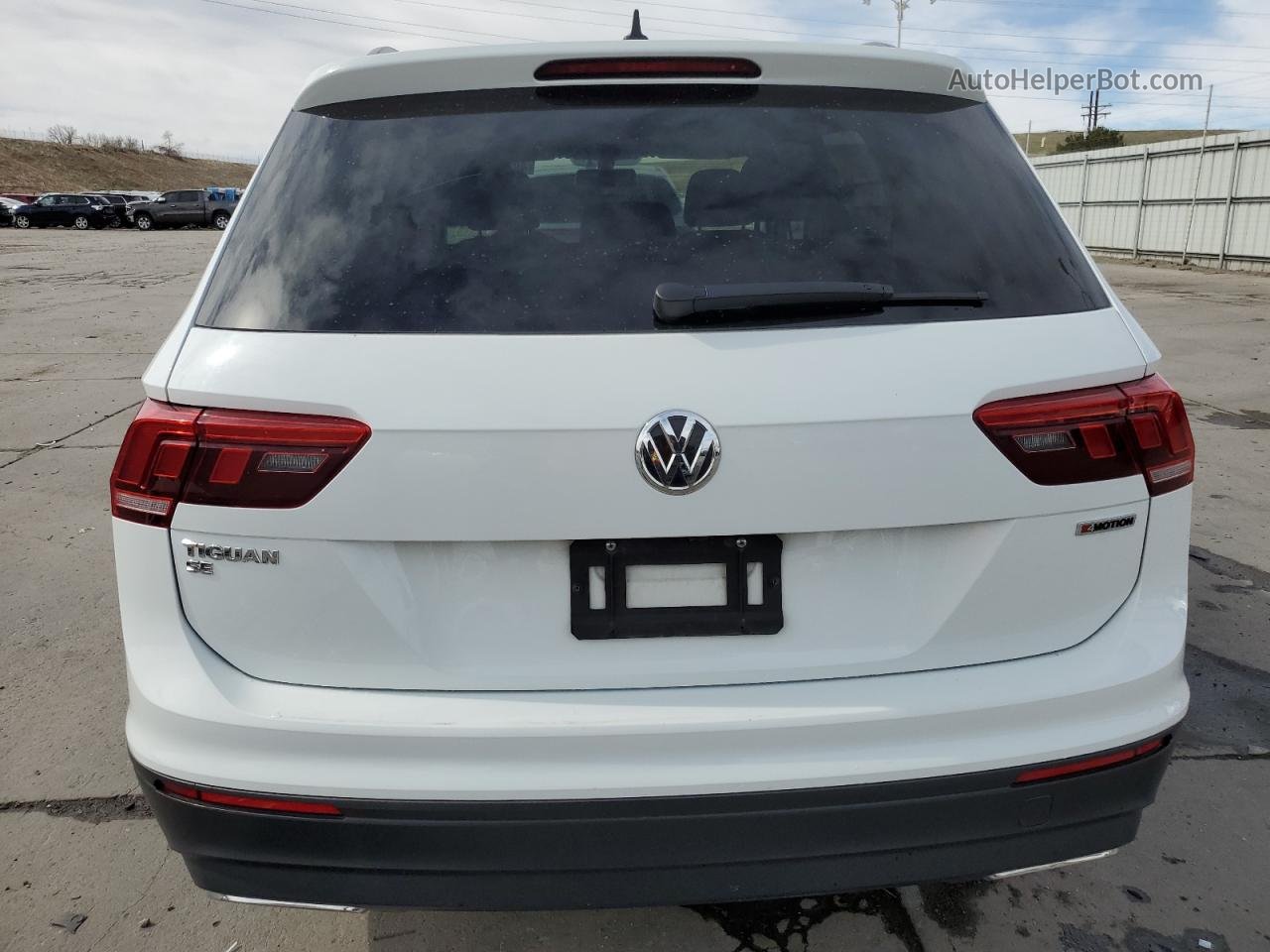 2019 Volkswagen Tiguan Se Белый vin: 3VV2B7AX0KM188608