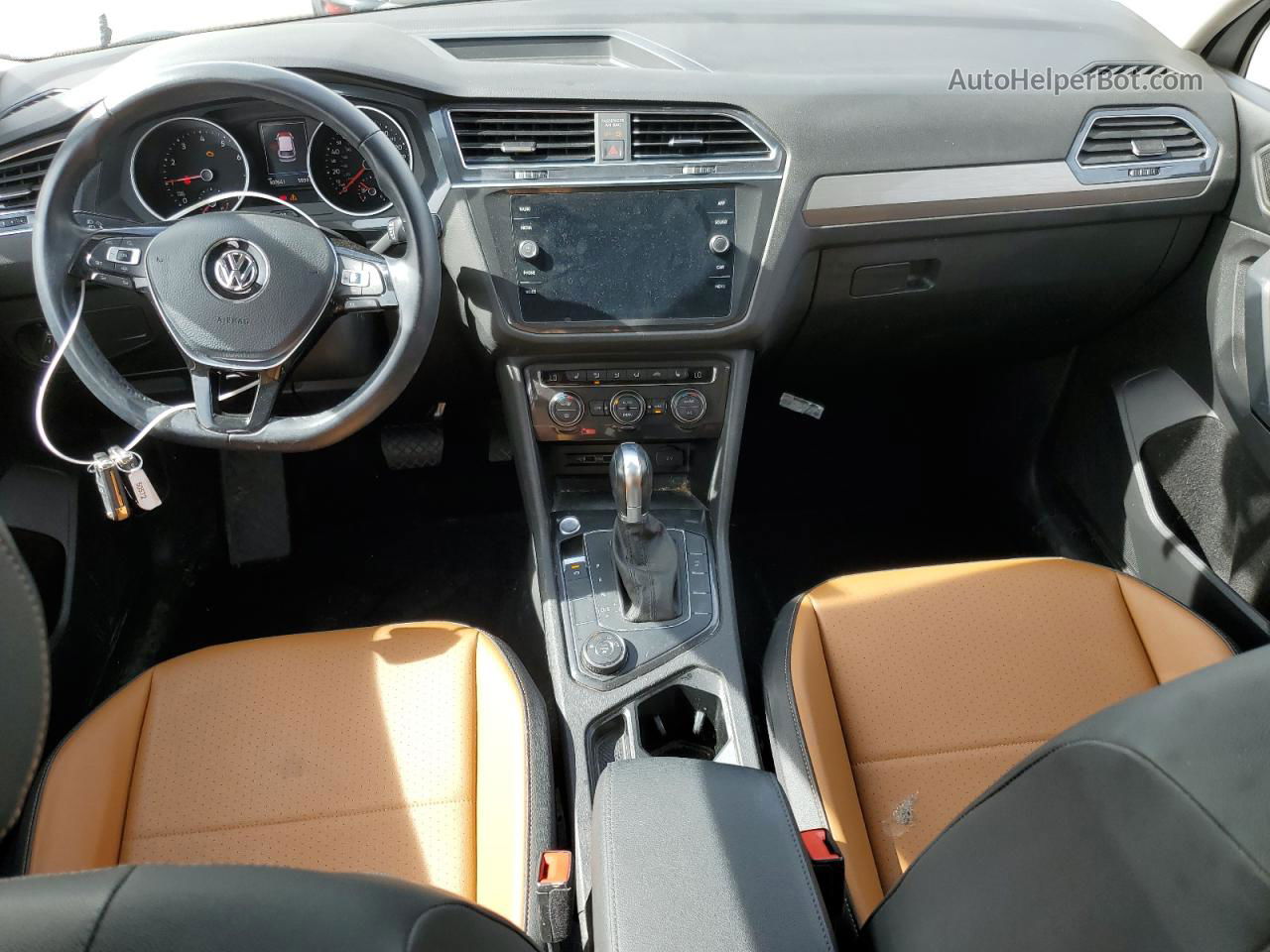 2019 Volkswagen Tiguan Se Белый vin: 3VV2B7AX0KM188608