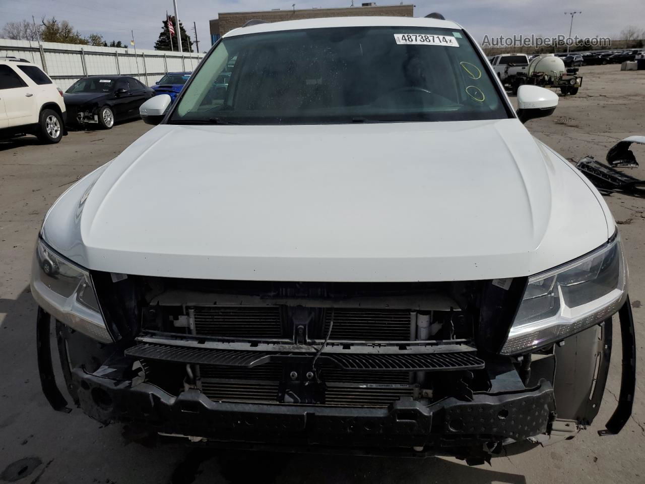 2019 Volkswagen Tiguan Se White vin: 3VV2B7AX0KM188608