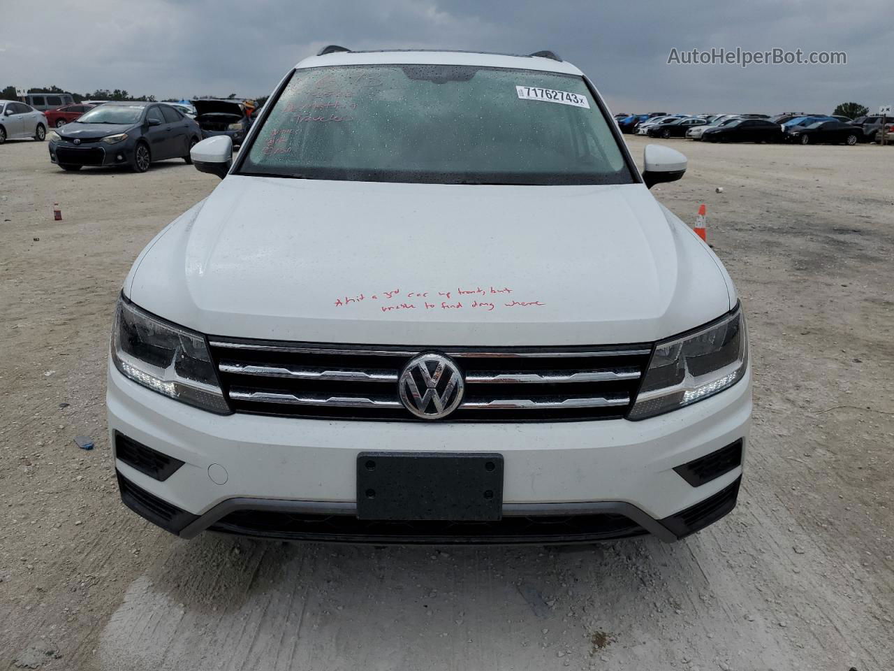 2021 Volkswagen Tiguan Se White vin: 3VV2B7AX0MM039943