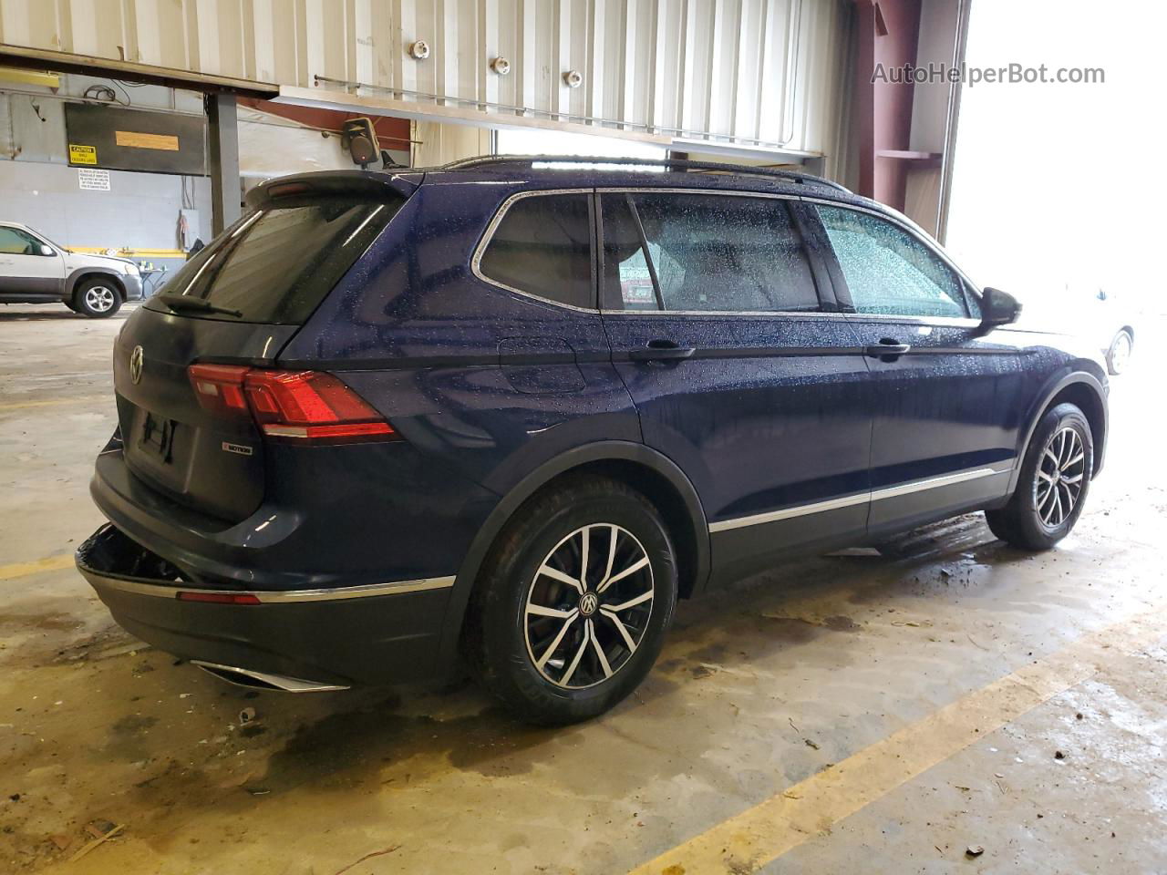 2021 Volkswagen Tiguan Se Blue vin: 3VV2B7AX0MM078094