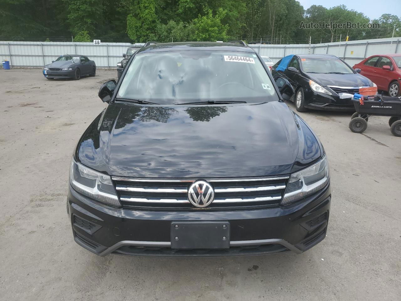 2021 Volkswagen Tiguan Se Black vin: 3VV2B7AX0MM117198