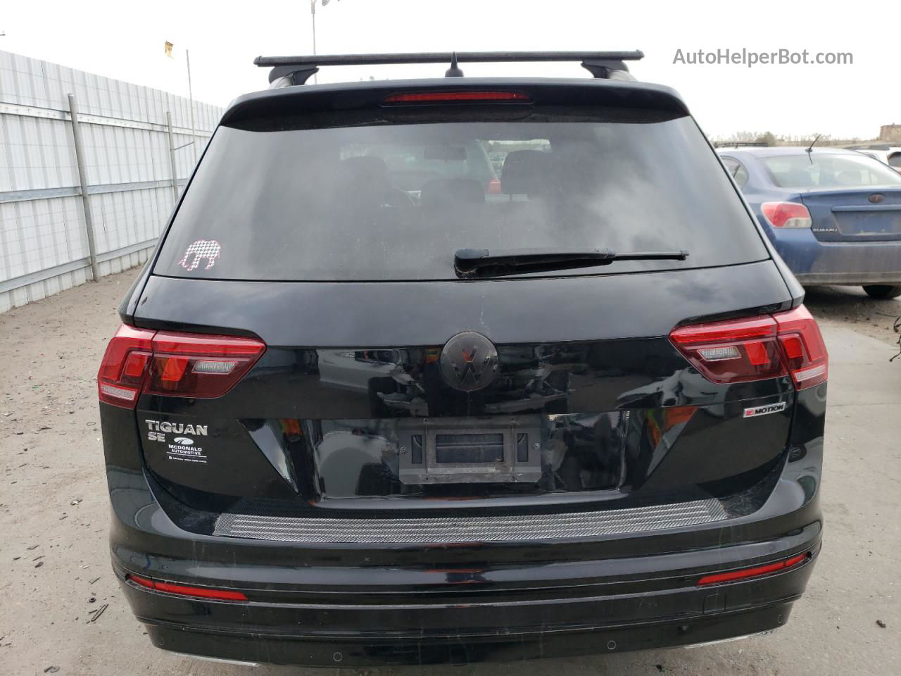 2021 Volkswagen Tiguan Se Black vin: 3VV2B7AX0MM134762