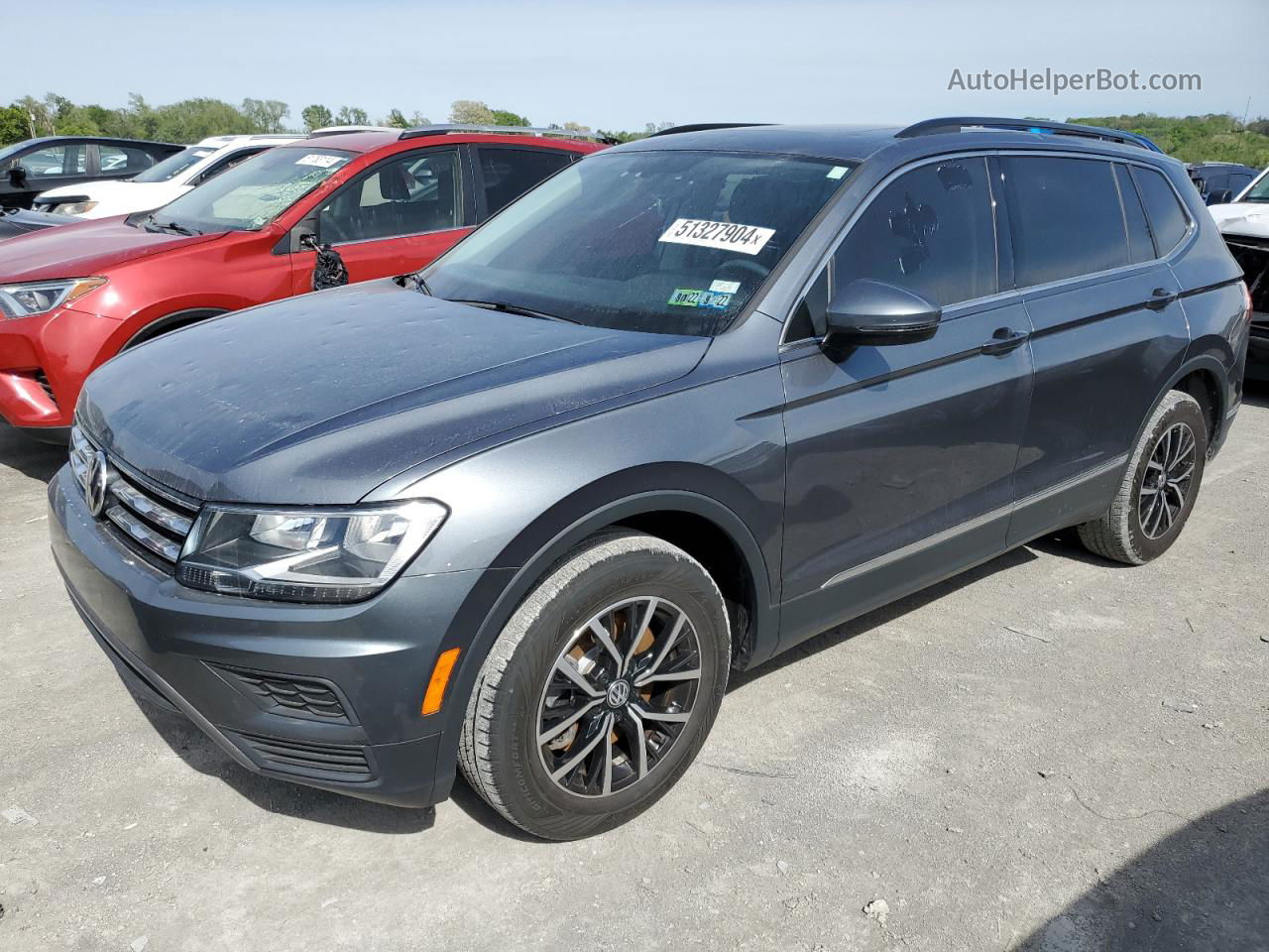 2021 Volkswagen Tiguan Se Gray vin: 3VV2B7AX0MM157524