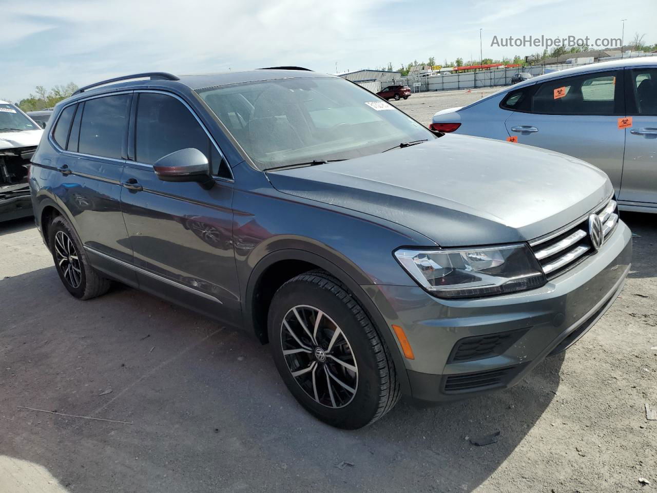 2021 Volkswagen Tiguan Se Gray vin: 3VV2B7AX0MM157524