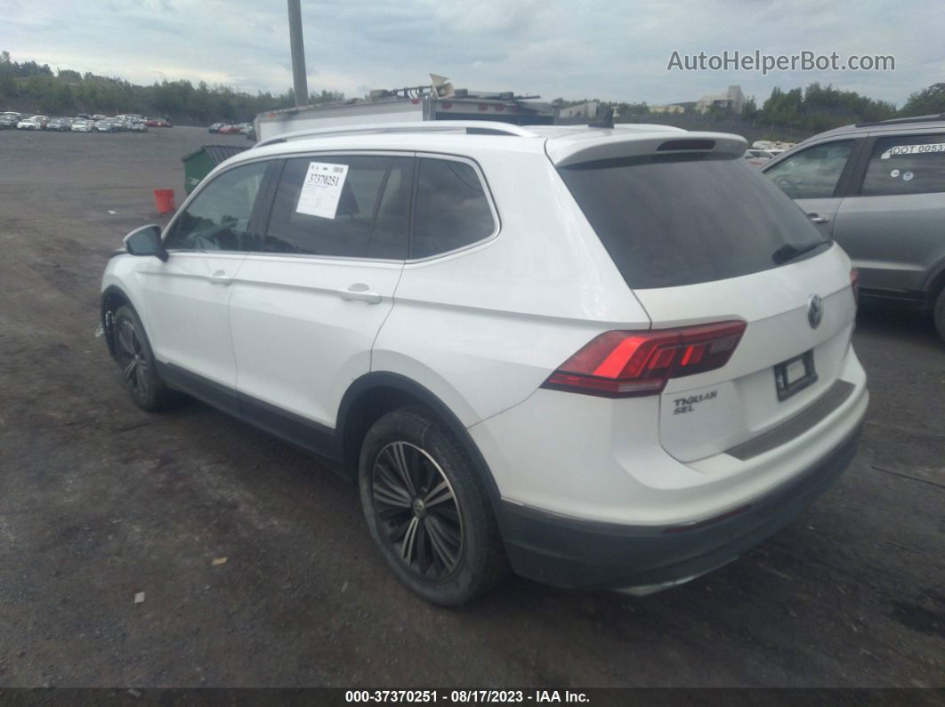 2018 Volkswagen Tiguan Sel/se White vin: 3VV2B7AX1JM025769