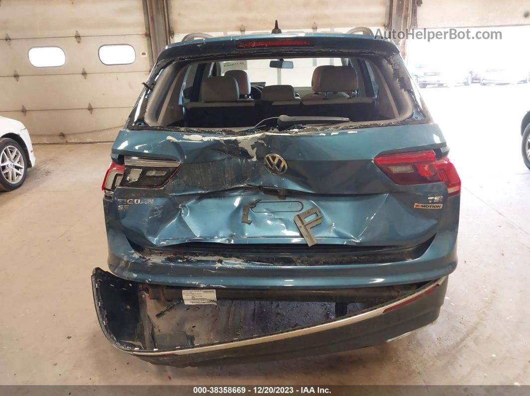 2018 Volkswagen Tiguan 2.0t Se/2.0t Sel Blue vin: 3VV2B7AX1JM069044