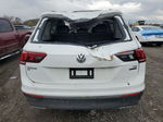 2018 Volkswagen Tiguan Se White vin: 3VV2B7AX1JM133843