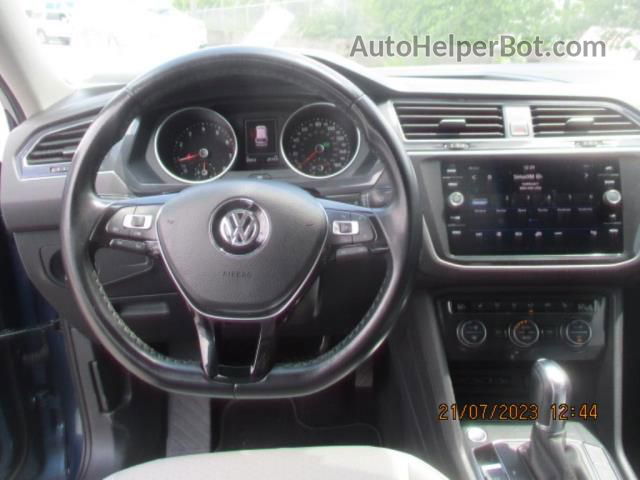 2018 Volkswagen Tiguan Sel/se Blue vin: 3VV2B7AX1JM170956