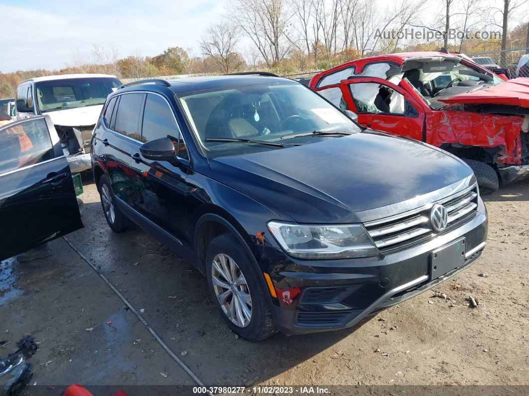 2018 Volkswagen Tiguan 2.0t Sel/2.0t Se Черный vin: 3VV2B7AX1JM175249