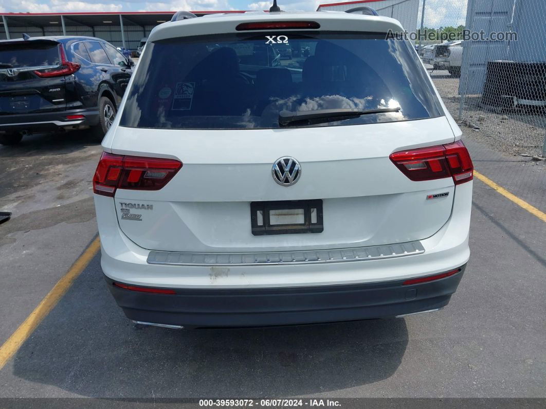 2019 Volkswagen Tiguan 2.0t Se/2.0t Sel/2.0t Sel R-line/2.0t Sel R-line Black White vin: 3VV2B7AX1KM037406