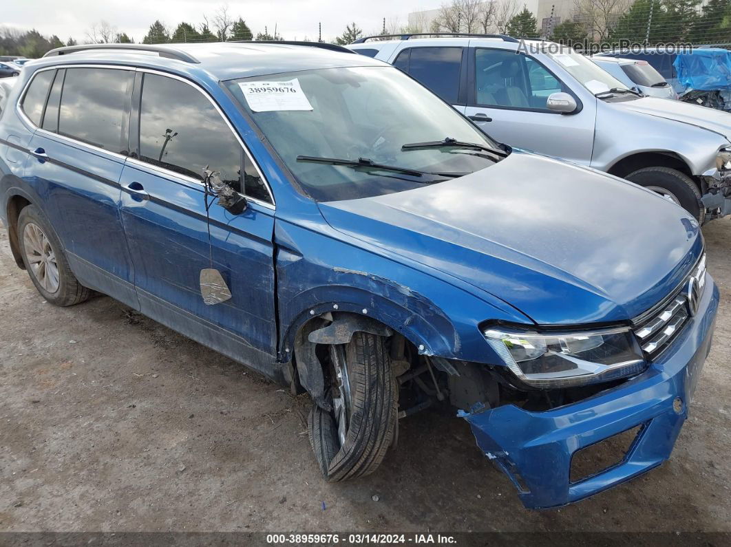 2019 Volkswagen Tiguan 2.0t Se/2.0t Sel/2.0t Sel R-line/2.0t Sel R-line Black Blue vin: 3VV2B7AX1KM047787