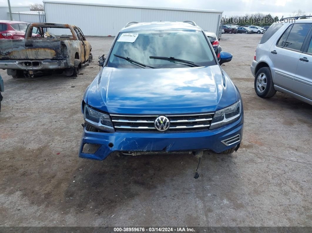 2019 Volkswagen Tiguan 2.0t Se/2.0t Sel/2.0t Sel R-line/2.0t Sel R-line Black Blue vin: 3VV2B7AX1KM047787