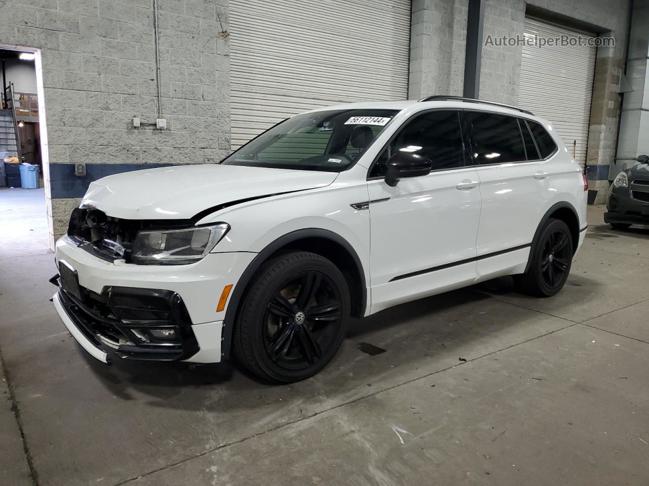 2019 Volkswagen Tiguan Se White vin: 3VV2B7AX1KM101931