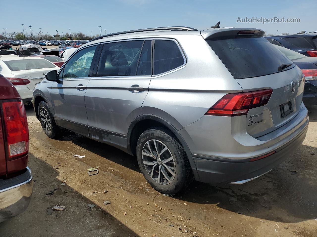 2019 Volkswagen Tiguan Se Серебряный vin: 3VV2B7AX1KM120494