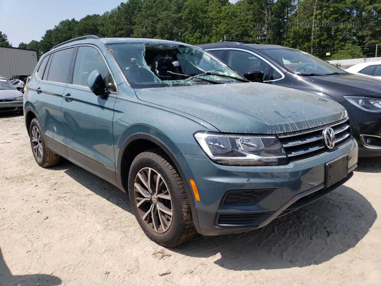 2019 Volkswagen Tiguan Se Teal vin: 3VV2B7AX1KM121659