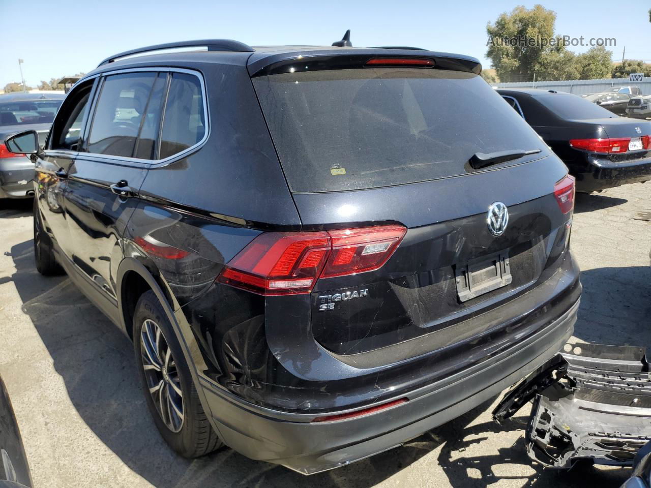 2019 Volkswagen Tiguan Se Black vin: 3VV2B7AX1KM126618