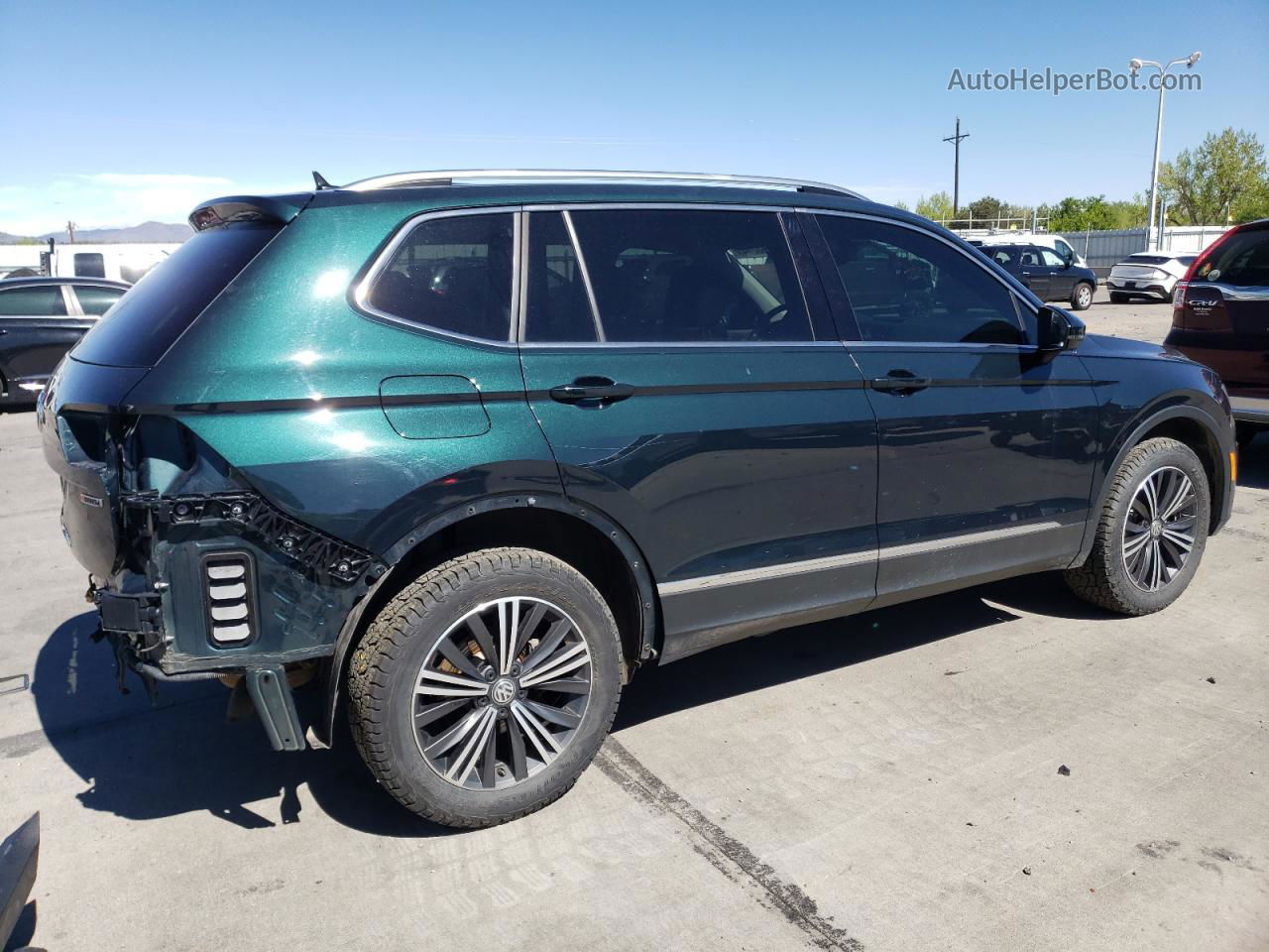 2019 Volkswagen Tiguan Se Green vin: 3VV2B7AX1KM130233