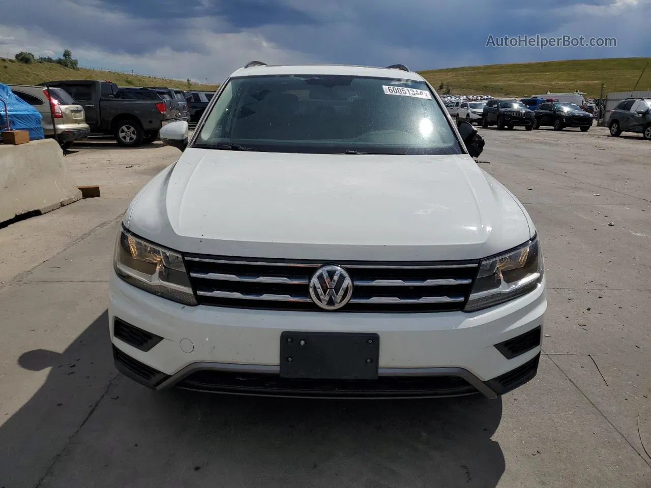 2019 Volkswagen Tiguan Se White vin: 3VV2B7AX1KM145363