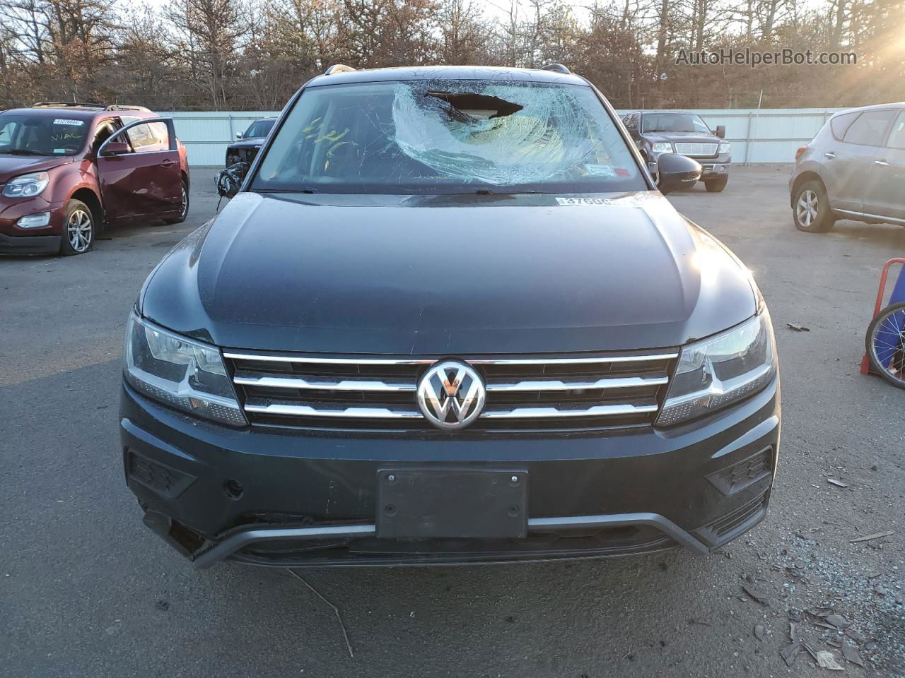 2019 Volkswagen Tiguan Se Green vin: 3VV2B7AX1KM162647