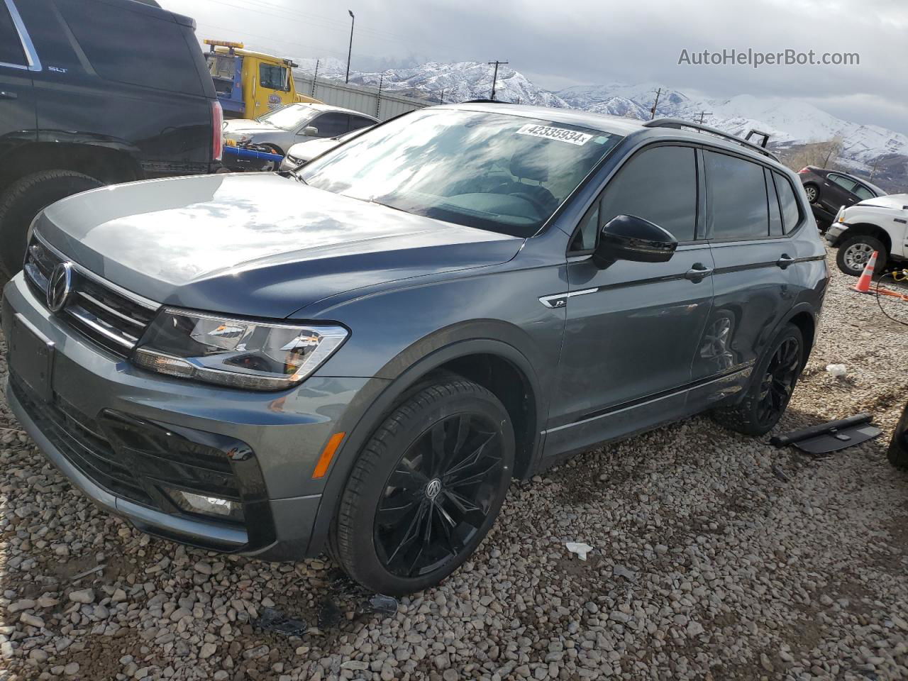 2021 Volkswagen Tiguan Se Gray vin: 3VV2B7AX1MM079674