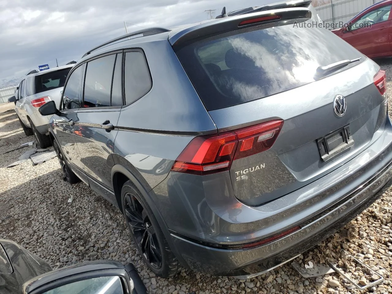 2021 Volkswagen Tiguan Se Gray vin: 3VV2B7AX1MM079674