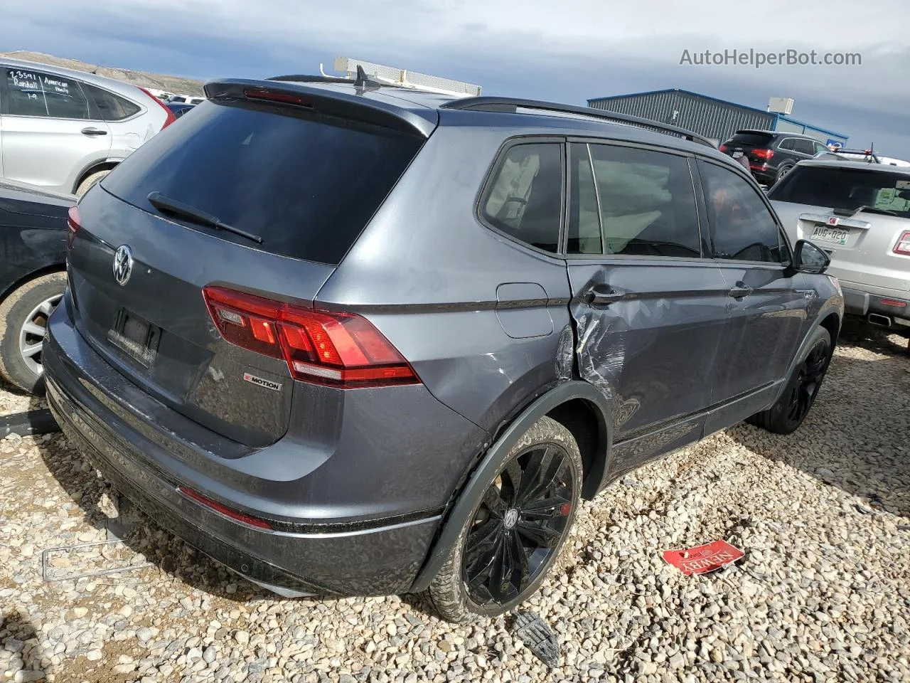 2021 Volkswagen Tiguan Se Gray vin: 3VV2B7AX1MM079674