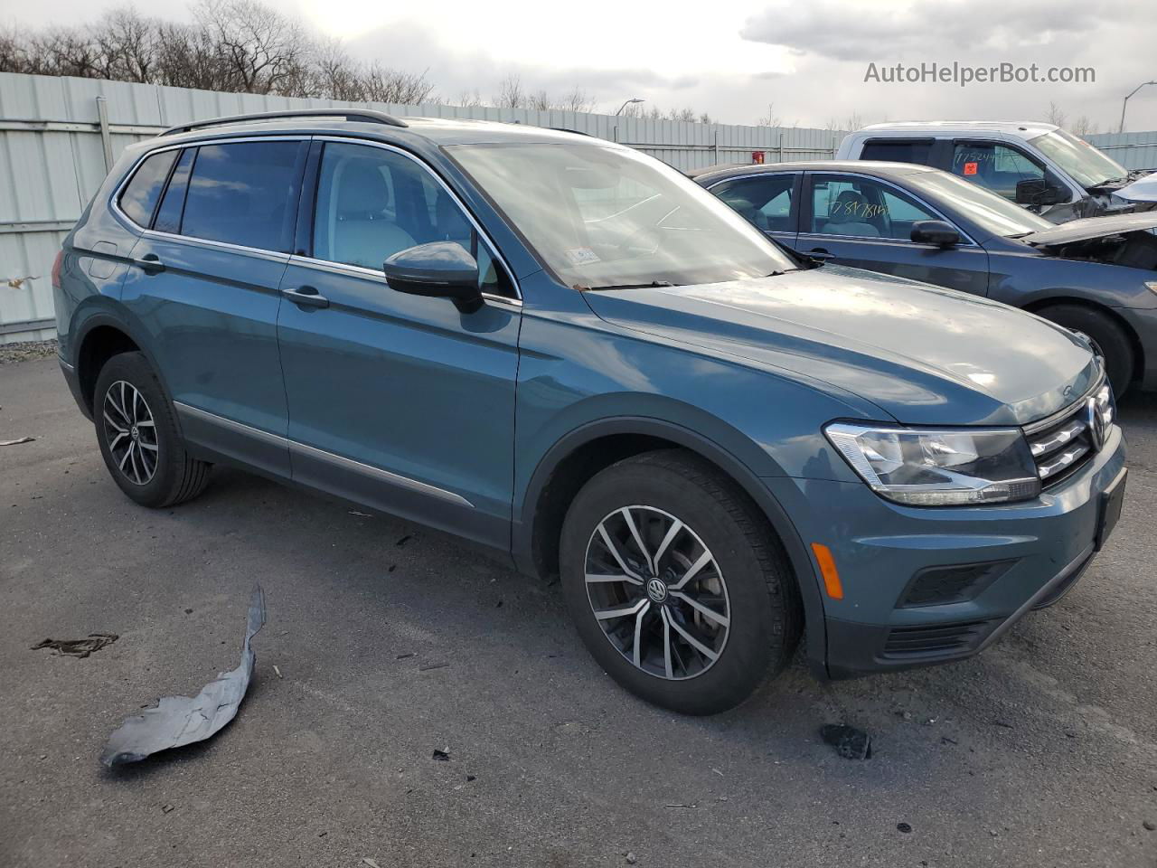 2021 Volkswagen Tiguan Se Teal vin: 3VV2B7AX1MM087581