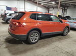 2018 Volkswagen Tiguan Se Orange vin: 3VV2B7AX2JM001271