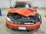 2018 Volkswagen Tiguan Se Orange vin: 3VV2B7AX2JM001271