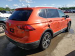 2018 Volkswagen Tiguan Se Orange vin: 3VV2B7AX2JM010407